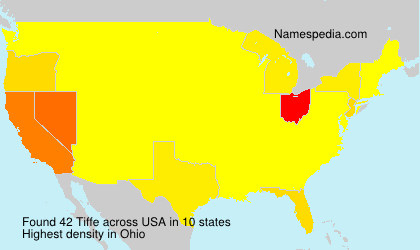 Surname Tiffe in USA Surname Tiffe in USA