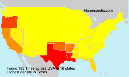Surname Tiffee in USA Surname Tiffee in USA