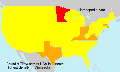 Surname Tifow in USA Surname Tifow in USA