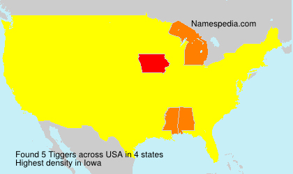 Surname Tiggers in USA Surname Tiggers in USA