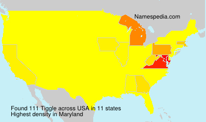 Surname Tiggle in USA Surname Tiggle in USA