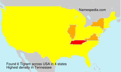 Surname Tigram in USA