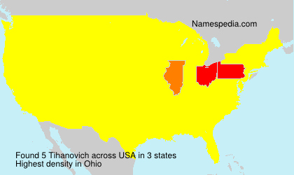 Surname Tihanovich in USA Surname Tihanovich in USA