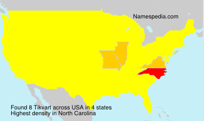 Surname Tikvart in USA Surname Tikvart in USA