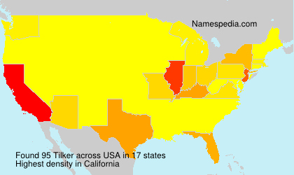 Surname Tilker in USA Surname Tilker in USA
