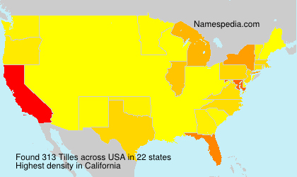 Surname Tilles in USA Surname Tilles in USA