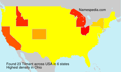 Surname Tilmant in USA Surname Tilmant in USA