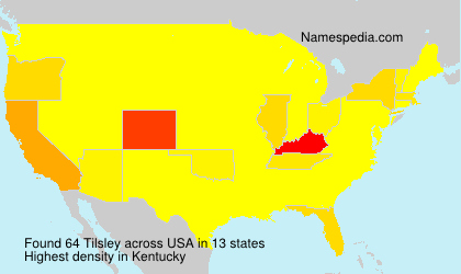 Surname Tilsley in USA Surname Tilsley in USA
