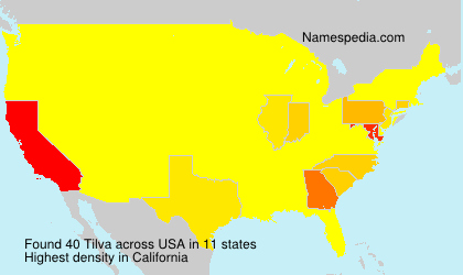 Surname Tilva in USA Surname Tilva in USA
