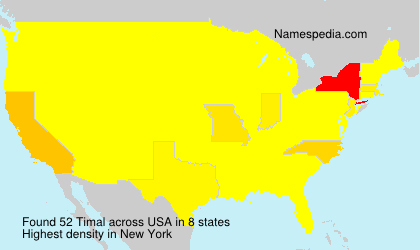 Surname Timal in USA Surname Timal in USA
