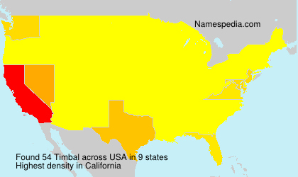 Surname Timbal in USA Surname Timbal in USA