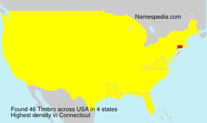 Surname Timbro in USA Surname Timbro in USA