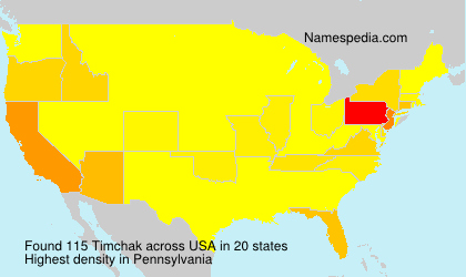 Surname Timchak in USA Surname Timchak in USA