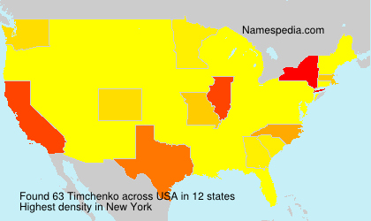 Surname Timchenko in USA Surname Timchenko in USA