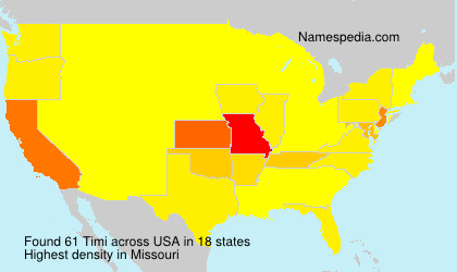 Surname Timi in USA Surname Timi in USA