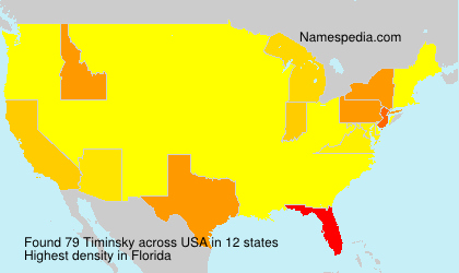 Surname Timinsky in USA Surname Timinsky in USA
