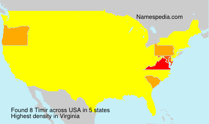 Surname Timir in USA Surname Timir in USA