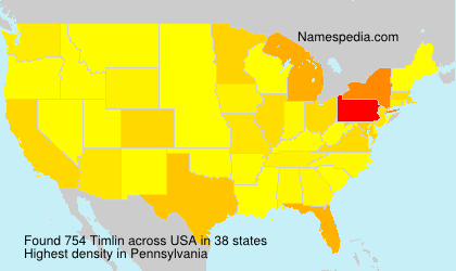 Surname Timlin in USA Surname Timlin in USA