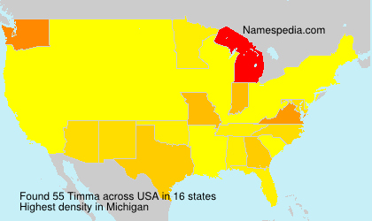 Surname Timma in USA Surname Timma in USA