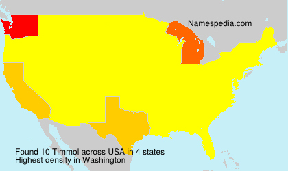 Surname Timmol in USA Surname Timmol in USA