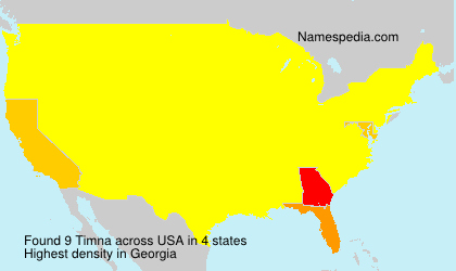 Surname Timna in USA Surname Timna in USA