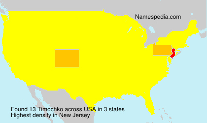 Surname Timochko in USA Surname Timochko in USA