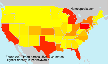 Surname Timon in USA Surname Timon in USA
