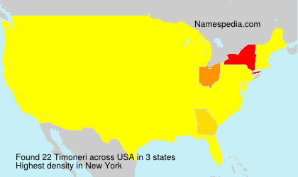 Surname Timoneri in USA Surname Timoneri in USA
