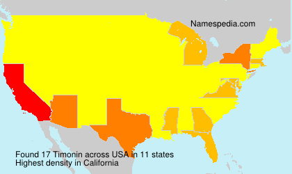 Surname Timonin in USA Surname Timonin in USA
