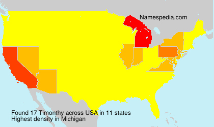 Surname Timonthy in USA Surname Timonthy in USA