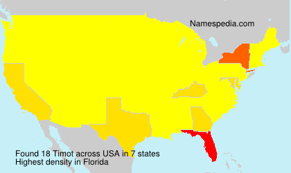 Surname Timot in USA Surname Timot in USA