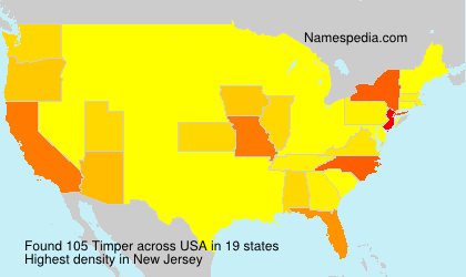 Surname Timper in USA Surname Timper in USA
