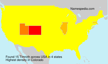 Surname Timroth in USA Surname Timroth in USA