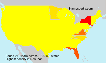 Surname Tinaro in USA Surname Tinaro in USA