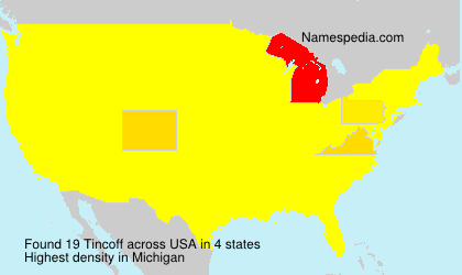 Surname Tincoff in USA Surname Tincoff in USA