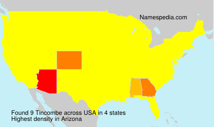 Surname Tincombe in USA Surname Tincombe in USA