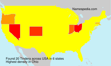 Surname Tindera in USA Surname Tindera in USA