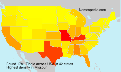 Surname Tindle in USA Surname Tindle in USA