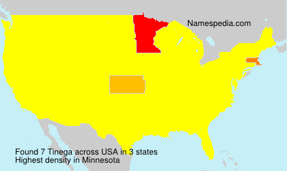 Surname Tinega in USA