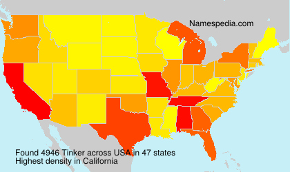 Surname Tinker in USA Surname Tinker in USA