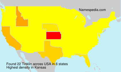 Surname Tinklin in USA Surname Tinklin in USA