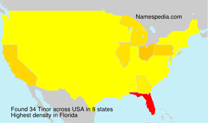 Surname Tinor in USA Surname Tinor in USA