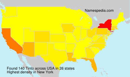 Surname Tinto in USA Surname Tinto in USA