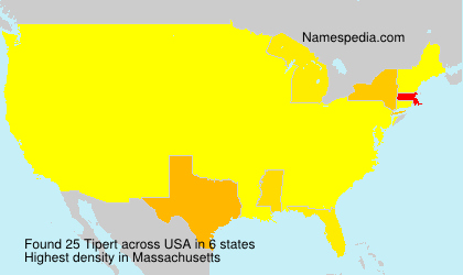 Surname Tipert in USA Surname Tipert in USA