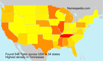 Surname Tipler in USA Surname Tipler in USA