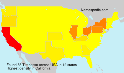 Surname Tirabasso in USA Surname Tirabasso in USA