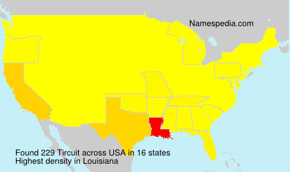 Surname Tircuit in USA Surname Tircuit in USA