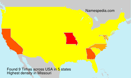Surname Tirhas in USA Surname Tirhas in USA