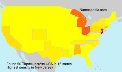 Surname Tirpack in USA Surname Tirpack in USA