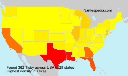 Surname Tisby in USA Surname Tisby in USA